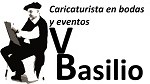 Caricaturista Basilio en su evento
