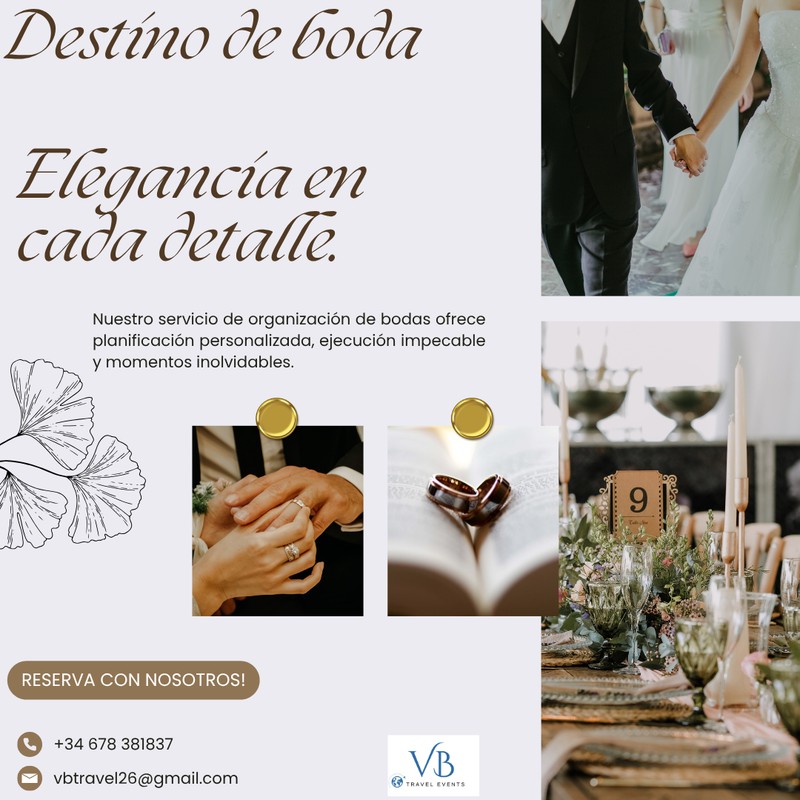 VB TRAVEL EVENTS presta servicio en la subcategoría de  en 