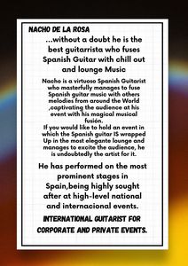 Chillout de Guitarra Española para Eventos  presta servicio en la subcategoría de Música clásica, Ópera y Coros en Madrid