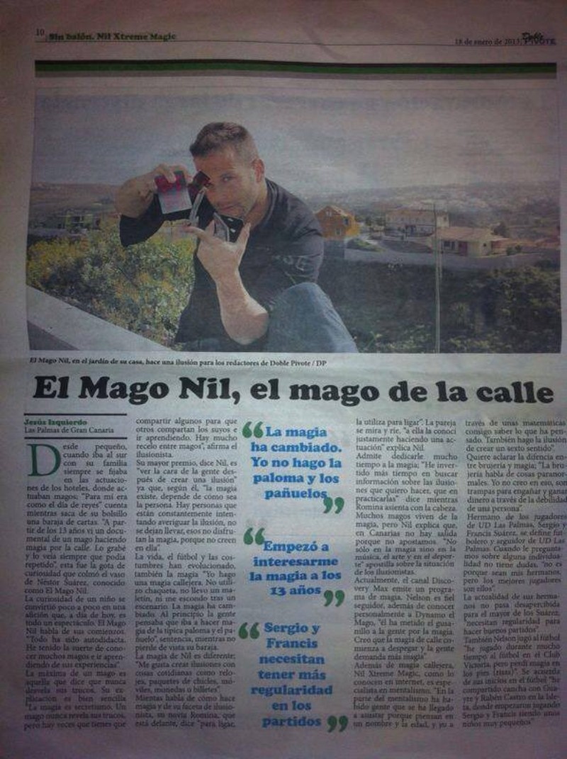 Mago Nil presta servicio en la subcategoría de  en 