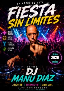 manu diaz dj presta servicio en la subcategoría de Djs en Alicante
