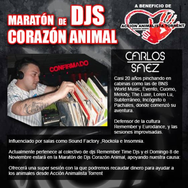 Carlos Sáez Dj presta servicio en la subcategoría de  en 