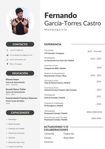 Fernando Garcia presta servicio en la subcategoría de Monologuistas, cómicos y humoristas  en Barcelona