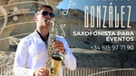 Empresa de Orquestas, cantantes y grupos en Murcia Saxo para Eventos