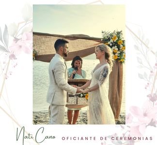 Nati Cano Oficiante de Ceremonias Las Bodas de Nati presta servicio en la subcategoría de Maestros de Ceremonias, Oficiantes y Presentadores en Murcia
