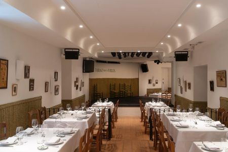 Tablao de la Villa presta servicio en la subcategoría de Restaurantes para comidas y cenas de empresa en Madrid