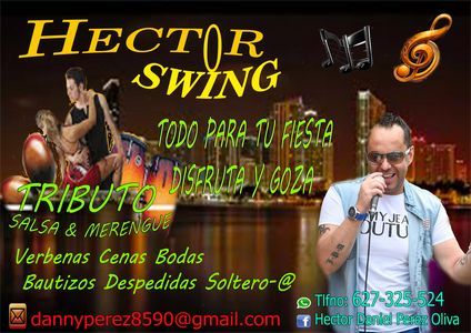Hector Swing presta servicio en la subcategoría de Orquestas, cantantes y grupos en Santa Cruz de Tenerife