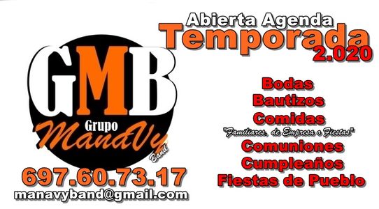 GMB ManaVy Band presta servicio en la subcategoría de Orquestas, cantantes y grupos en Santa Cruz de Tenerife