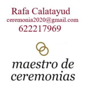 Maestro de Ceremonias presta servicio en la subcategoría de Maestros de Ceremonias, Oficiantes y Presentadores en Alicante